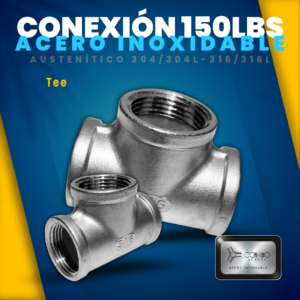 Conexion Alta Presion 150 Acero Inoxidable