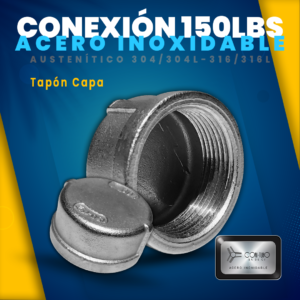 Tapon capa 150 Acero Inoxidable