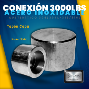 Tapon capa sw 3000 Acero Inoxidable