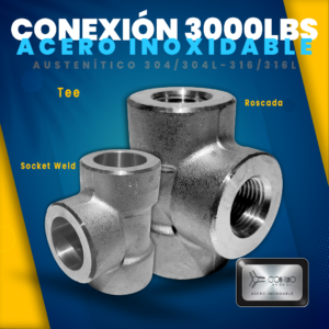 Tee 3000 Acero Inoxidable