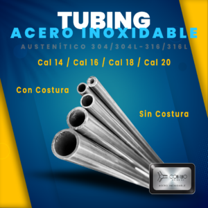 Tubing Acero Inoxidable