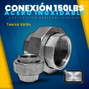 Tuerca union 150 Acero Inoxidable