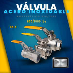 Valvula bola Acero Inoxidable