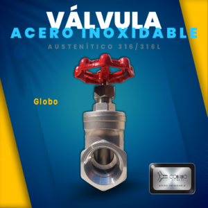 Valvula globo Acero Inoxidable