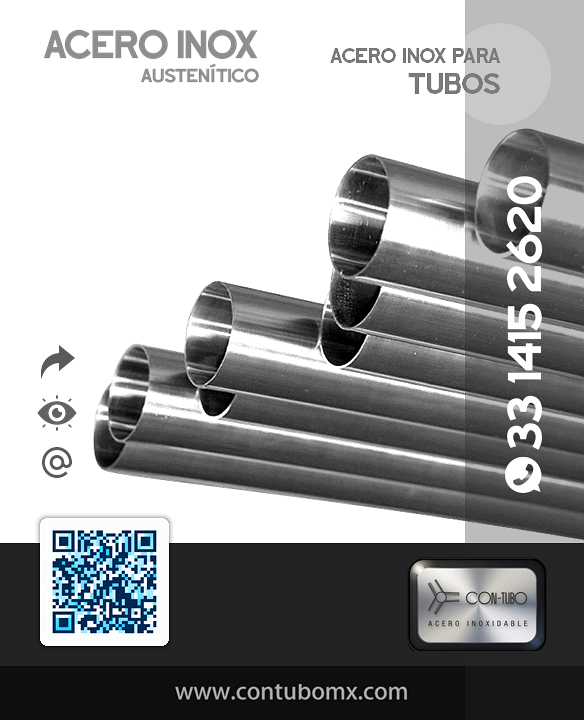 Banner tubos acero inox