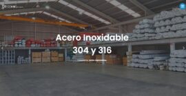Portada con tubo especialista en productos de acero inox 304