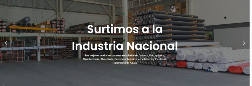 Portada galeria con tubo productos de acero inox 304 316